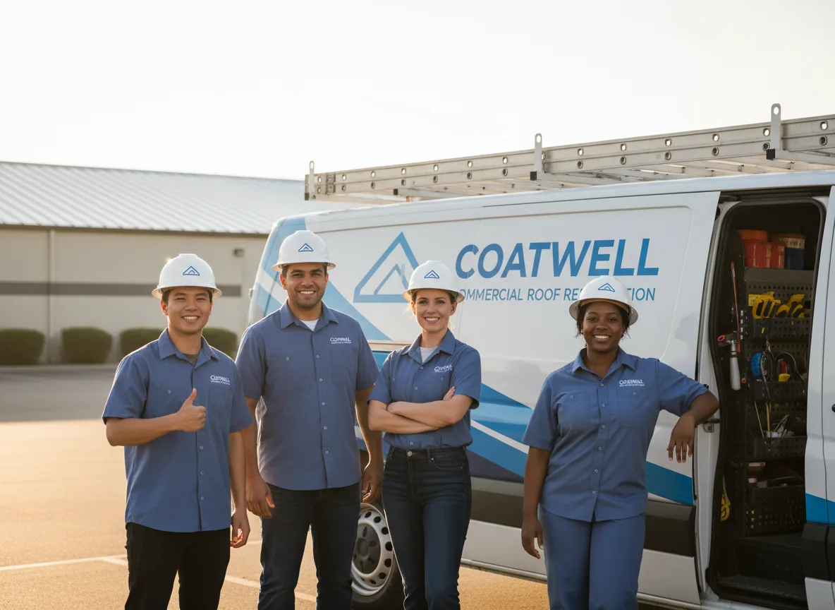 Commercial roof coating company in Mansfield, MA